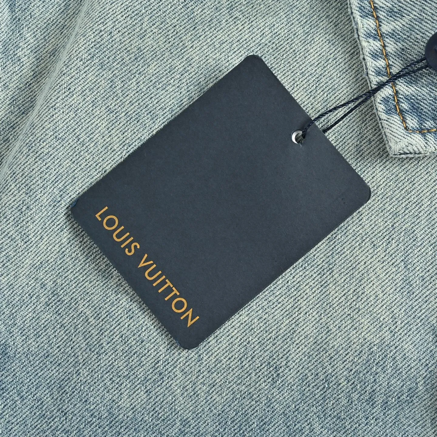 Louis Vuitton/Louis Vuitton presbyopic patchwork denim jacket